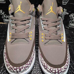 Custom Jordan 3-Inspired Sneakers – Travis Scott Fantasy Colorway Size US 11